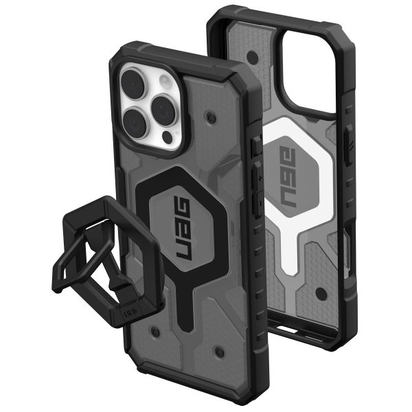 UAG Pathfinder Backcover MagSafe met polsbandje iPhone 16 Pro Max - Ash Black 