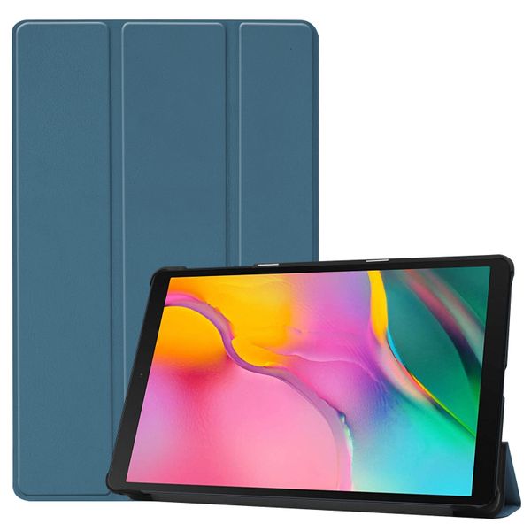 imoshion Trifold Bookcase Galaxy Tab A 10.1 (2019) - Donkergroen