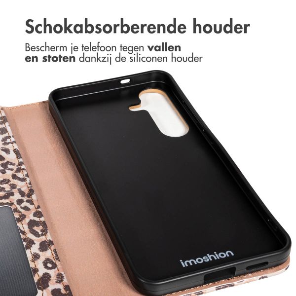 imoshion Design Bookcase Samsung Galaxy S25 FE - Leopard Mood