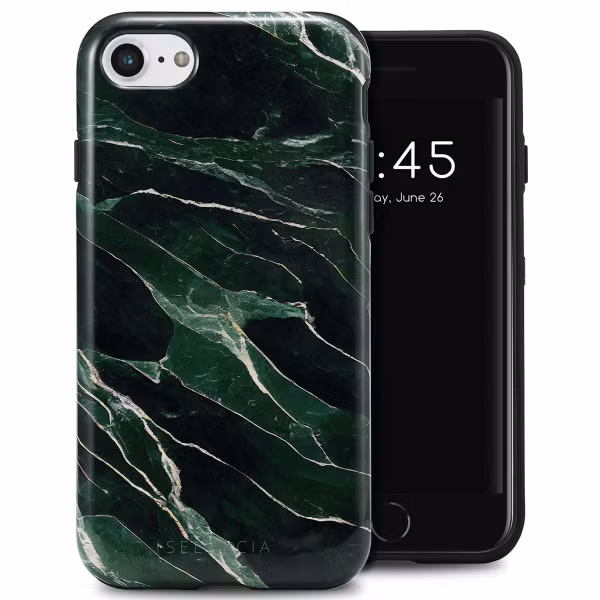 Selencia Vivid Backcover Apple iPhone SE (2022 / 2020) / 8 / 7 / 6(s) - Chic Marble Quartz