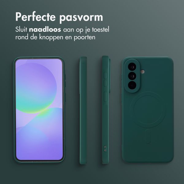 imoshion Color Backcover met MagSafe Samsung Galaxy A37 (5G) - Donkergroen