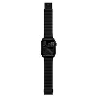 Nomad Titanium schakelband Apple Watch Series 1 t/m 11 / SE / Ultra (44/45/46/49 mm) - Zwart