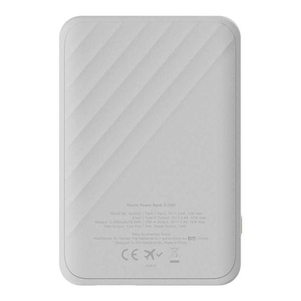 Xtorm Go2 | Powerbank 5.000 mAh - Ash White