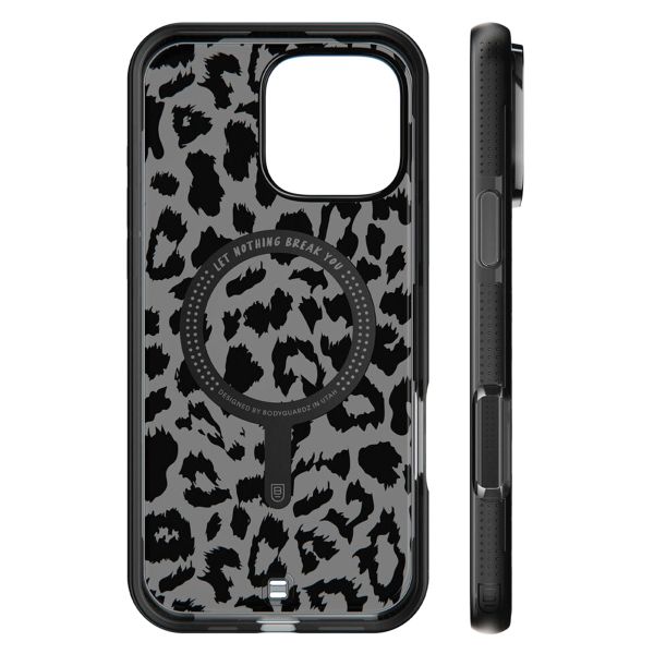 BodyGuardz Ace Pro MagSafe Backcover Apple iPhone 16 Pro Max - Black / Leopard