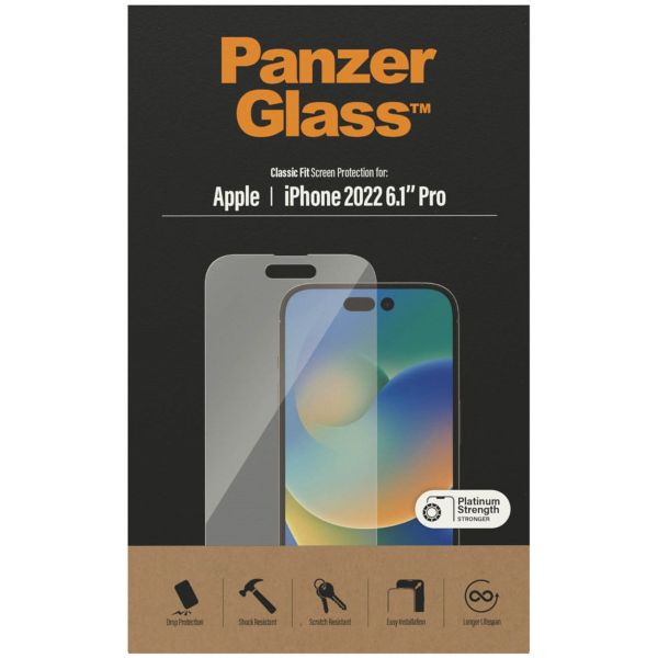 PanzerGlass Anti-Bacterial Screenprotector iPhone 14 Pro