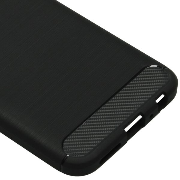 Brushed Backcover OnePlus Nord N100 - Zwart