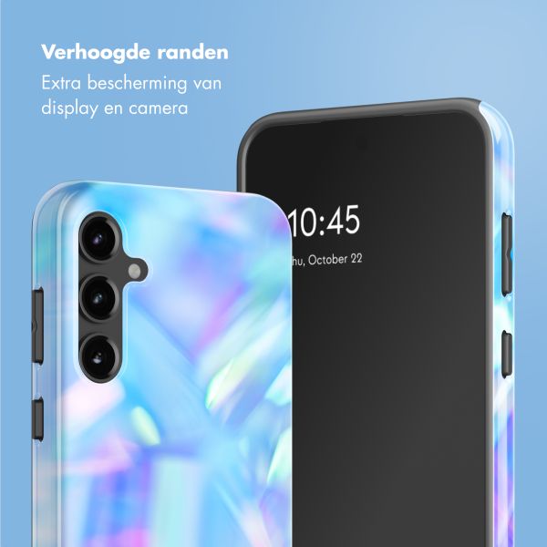 Selencia Vivid Backcover Samsung Galaxy S23 FE - Holographic Blue Dream