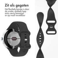 imoshion Siliconen bandje Google Pixel Watch 3 - 45 mm - Maat S - Zwart