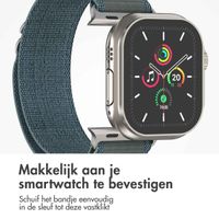 imoshion Nylon Alpine bandje Apple Watch Series 1 t/m 9 / SE (38/40/41 mm) | Series 10 / 11 (42 mm) - Blauw