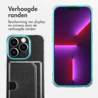 imoshion Softcase Backcover met pasjeshouder Apple iPhone 13 Pro - Transparant