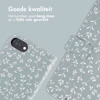 imoshion Design Bookcase Apple iPhone 16e - Smoke Green Flowers