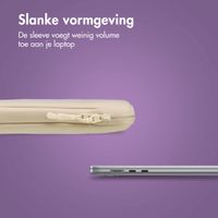 imoshion Laptop hoes 14 inch - Laptopsleeve met vak - Sandstone