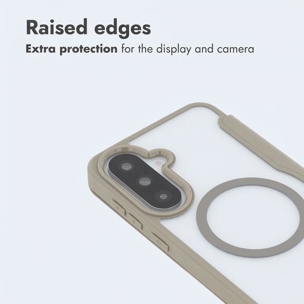 imoshion Transparent Bookcase with MagSafe Samsung Galaxy A37 (5G) - Beige