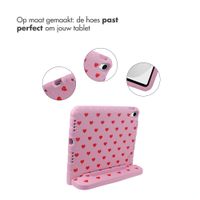 imoshion Kidsproof Design Backcover met handvat Apple iPad 11 (2025) 11 inch A16 / iPad 10 (2022) 10.9 inch - Hartjes