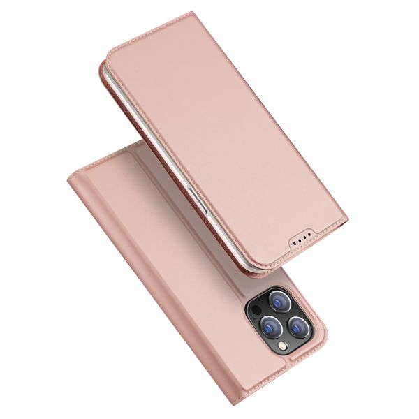 Dux Ducis Slim Softcase Bookcase Apple iPhone 15 Pro - Rosé Goud