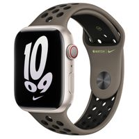 Apple Nike Sport Band Apple Watch Series 1-10 / SE / Ultra (2) - 42/44/45/46/49 mm - Olive Grey / Black