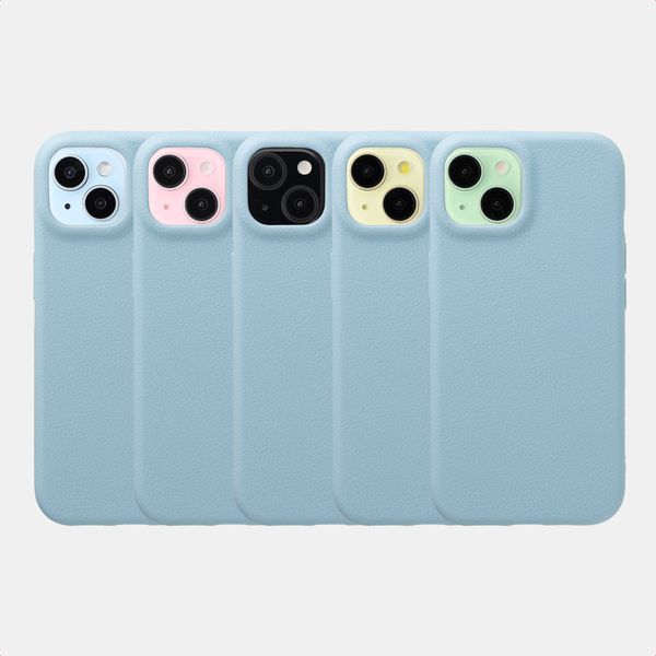imoshion Texture Backcover Apple iPhone 15 - Lichtblauw