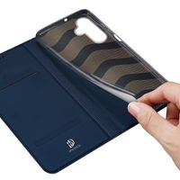 Dux Ducis Slim Softcase Bookcase Samsung Galaxy A16 - Donkerblauw
