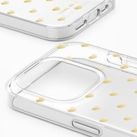 iDeal of Sweden Clear Case iPhone 15 Pro - Golden Hearts