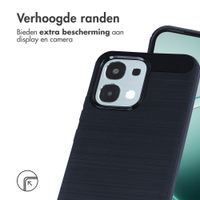 imoshion Brushed Backcover Oppo A6 Pro (5G) - Donkerblauw
