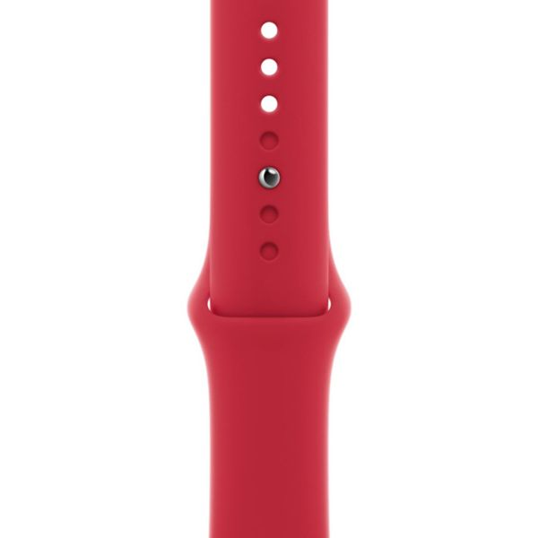 Apple Sport Band Apple Watch Series 1 t/m 9 / SE (38/40/41 mm) | Series 10 / 11 (42 mm) - (Product) Red