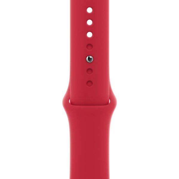 Apple Sport Band Apple Watch Series 1 t/m 9 / SE (38/40/41 mm) | Series 10 (42 mm) - (Product) Red