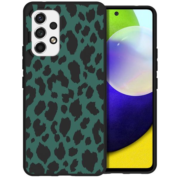 imoshion Design hoesje Samsung Galaxy A53 - Luipaard - Groen / Zwart