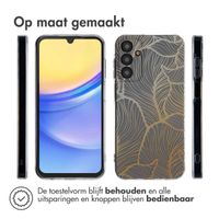 imoshion Design hoesje Samsung Galaxy A15 (5G/4G) - Golden Leaves