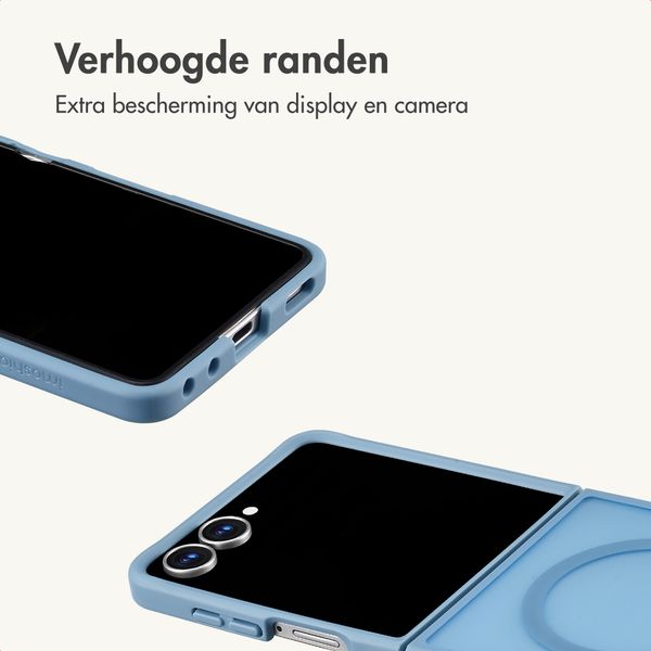 imoshion Color Guard Backcover met MagSafe Samsung Galaxy Z Flip 8 - Lichtblauw