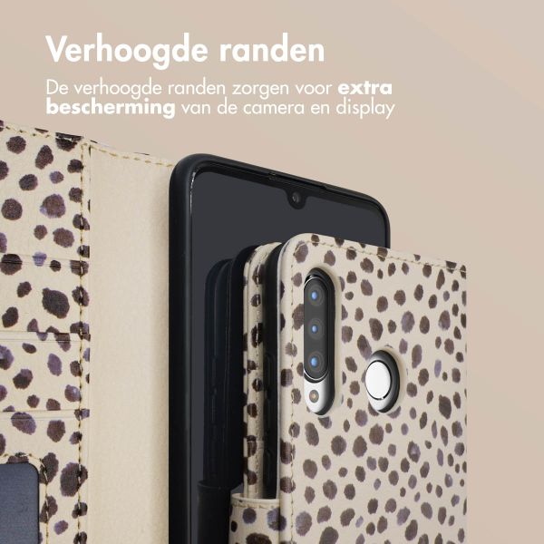 imoshion Design Bookcase Huawei P30 Lite - Black And White Dots