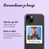 Gepersonaliseerd hoesje met hartje Apple iPhone 13 - Polaroid