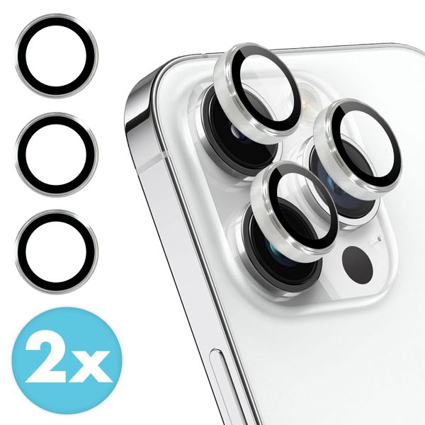 imoshion 2 Pack Camera lens protector Apple iPhone 14 Pro / 14 Pro Max - Zilver