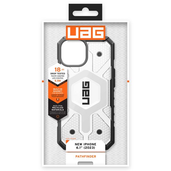 UAG Pathfinder Backcover MagSafe Apple iPhone 15 - Ice Clear