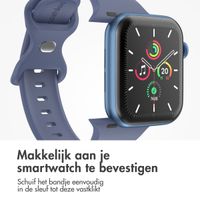 imoshion Siliconen⁺ bandje Apple Watch Series 1 t/m 9 / SE (38/40/41 mm) | Series 10 (42 mm) - Navy - Maat S/M