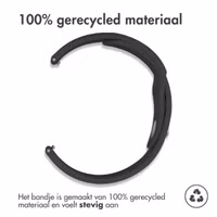 imoshion Siliconen Sport bandje  - Universeel 22 mm aansluiting - Zwart