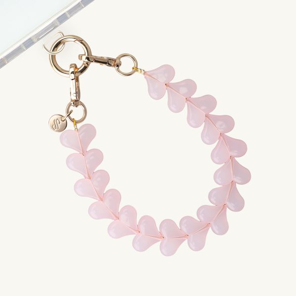 Selencia Lova Hartjes Polskoord - Milky Pink