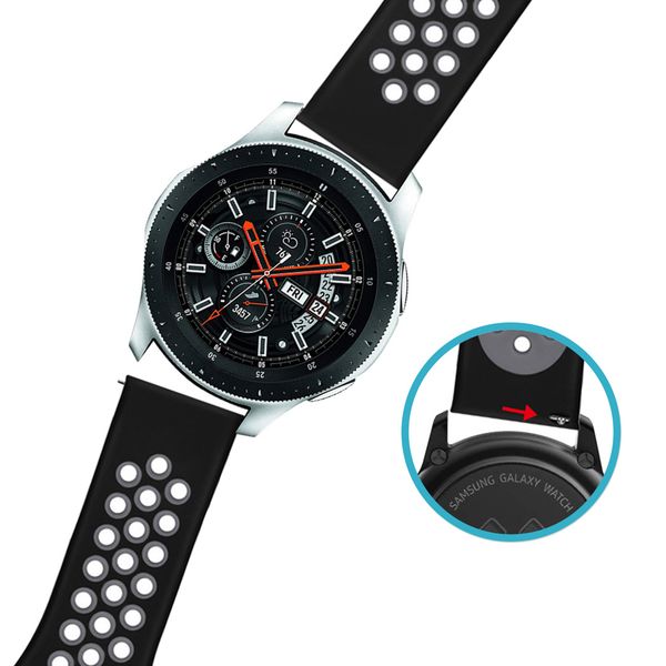 imoshion Siliconen bandje Galaxy Watch 46 / Gear S3 Frontier / Watch 3 45