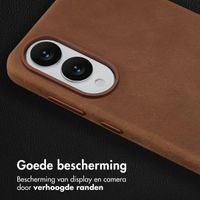 Accezz Vintage Leather Magsafe Backcover Samsung Galaxy S25 Edge - Tabacco Cognac