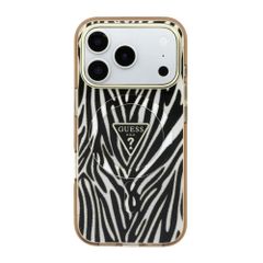 Guess MagSafe Case Apple iPhone 18 Pro / 17 Pro - Zebra Gold