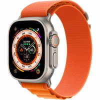 Apple Alpine Loop Band Apple Watch Series 1-10 / SE / Ultra (2) - 42/44/45/46/49 mm - Maat M - Oranje