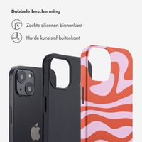 Selencia Vivid Backcover Apple iPhone 13 - Dream Swirl Pink