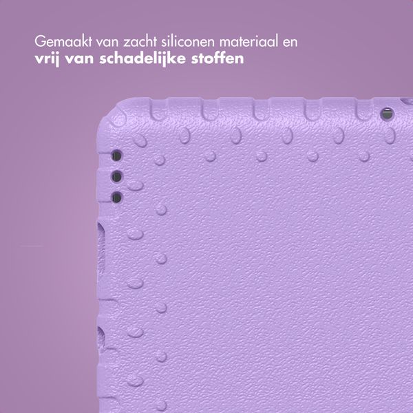imoshion Kidsproof Backcover met handvat Samsung Galaxy Tab A11 / A9 8.7 inch - Lila