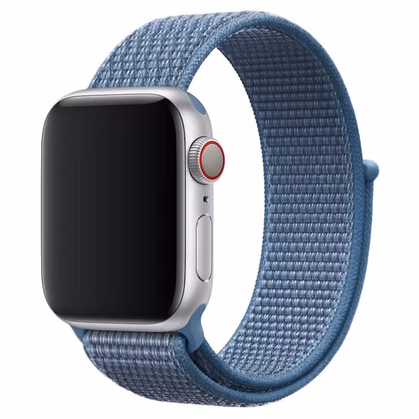 Apple Sport Loop band Apple Watch Series 1 t/m 9 / SE (38/40/41 mm) | Series 10 / 11 (42 mm) - Blauw