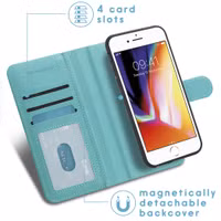 imoshion Luxe Portemonnee iPhone SE (2022 / 2020) 8 / 7 - Turquoise