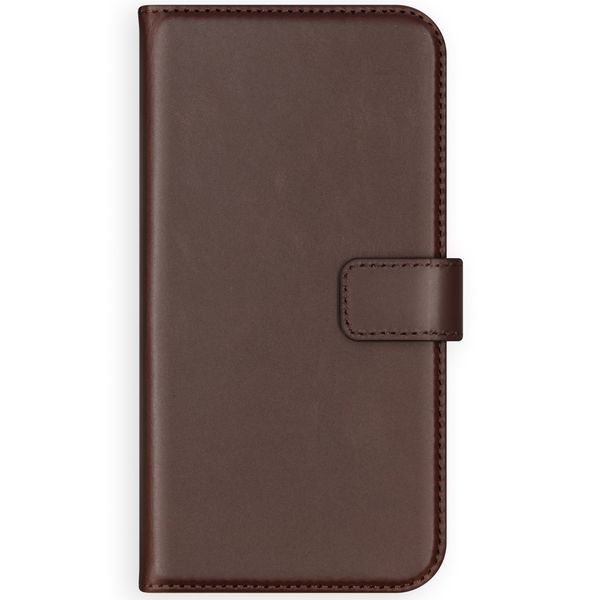 Selencia Echt Lederen Bookcase Huawei P30 Lite - Bruin