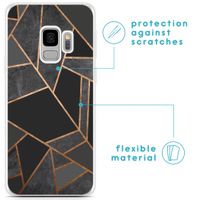 imoshion Design hoesje Samsung Galaxy S9 - Grafisch Koper / Zwart