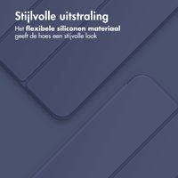 Accezz Smart Silicone Bookcase Apple iPad Air 11 inch (2025) M3 / (2024) M2 / Air 5 (2022) / Air 4 (2020) - Donkerblauw