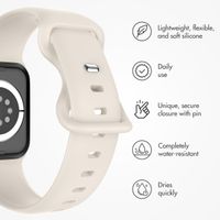 imoshion Silicone⁺ Strap Apple Watch | 44/45/46/49 mm - Size M/L - Starlight