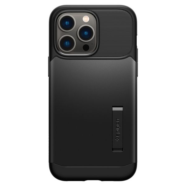 Spigen Slim Armor Backcover iPhone 14 Pro - Zwart