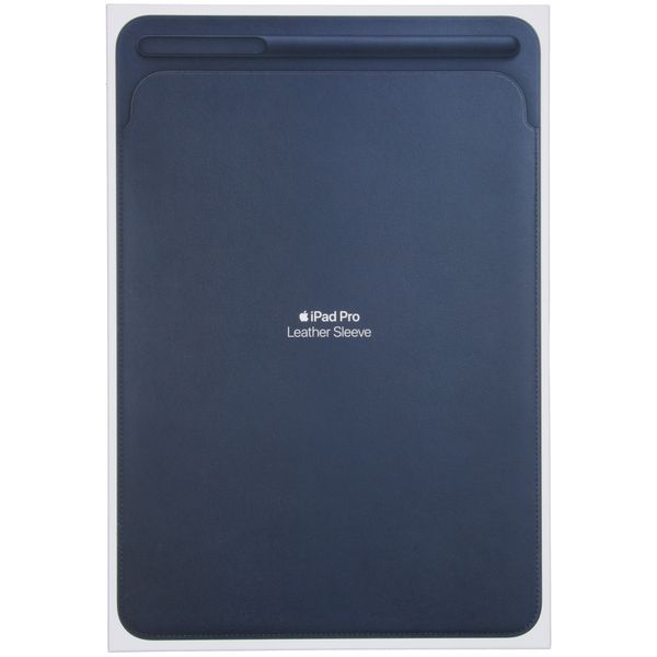 Apple Leather Sleeve Apple iPad 9 (2021) 10.2 / iPad 8 (2020) 10.2 / iPad 7 (2019) 10.2 / Air 3 (2019) / Pro 10.5 (2017) - Midnight Blue